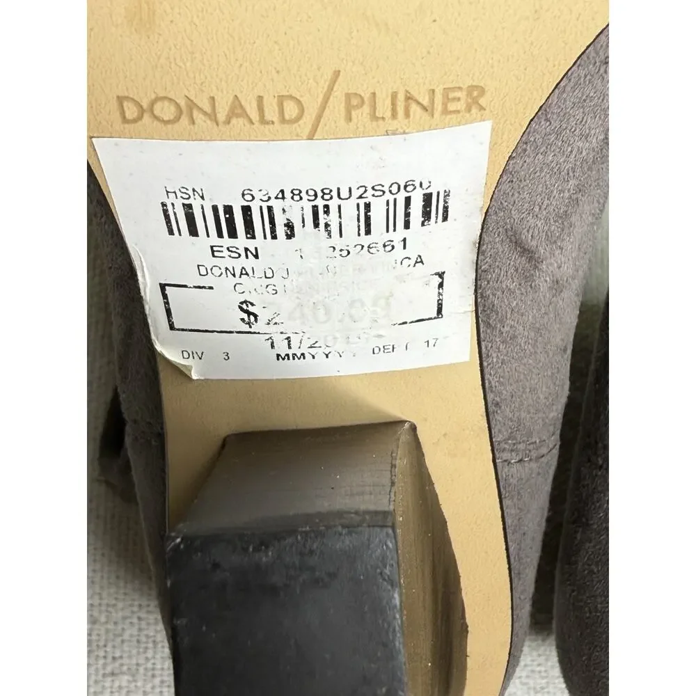 Donald J Pliner Gray Suede Ankle Booties Boot Size 6 M Boots